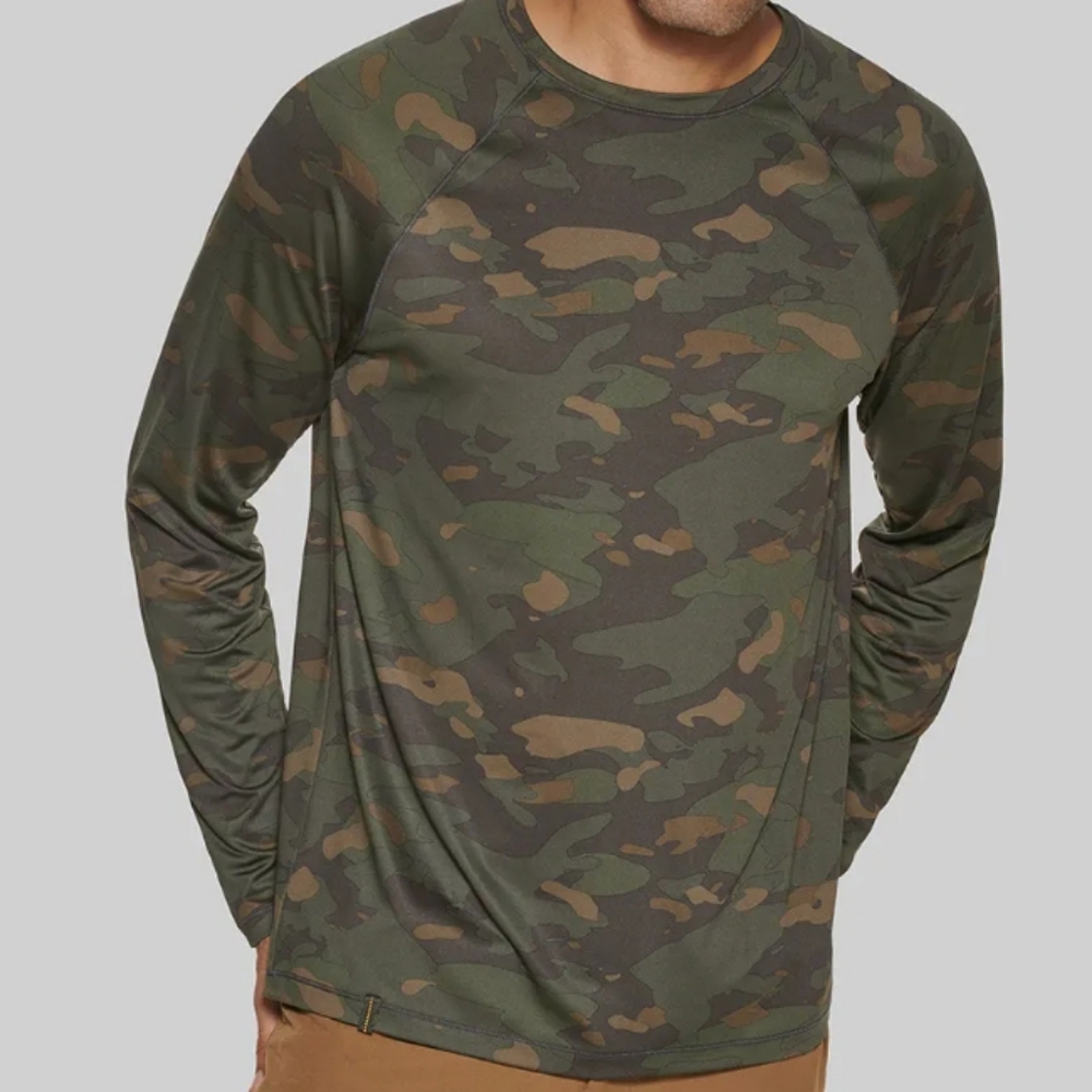 NWT G.H. Bass Outdoor Base Layer Long Sleeve Tshirt Size XXL Camo